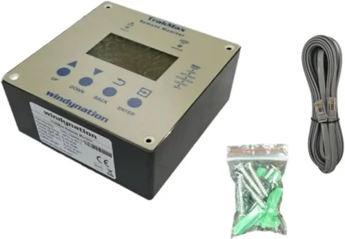 Miniatura 4 de WindyNation Kit de panel solar monocristalino de 400 vatios con controlador de carga solar TrakMax MPPT 40A + kit de medidor remoto