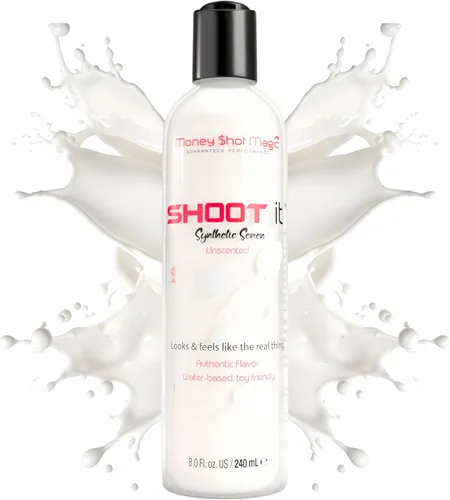 Miniatura 6 de Shoot IT Semen sintético a base de agua con sabor auténtico, lubricante sin perfume de 4 onzas para parejas, con la confianza de la industria