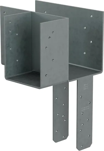 Miniatura 8 de Simpson Strong-Tie ECCLRQ666SDS - ECCLLQ Tapa de columna de extremo en forma de L para vigas 6X y poste 6X con tornillos SDS, soporte de marco