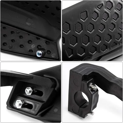Miniatura 5 de Guardamanos para motos universales de 7/8" (22mm) para motocross (negro)