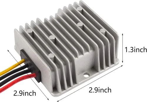 Miniatura 2 de TOP-VIGOR Convertidor de voltaje CC/DC 12V a 19V 6A 114W Convertidor Step Up, Impermeable IP68 Boost Convertidor Regulador Transformador