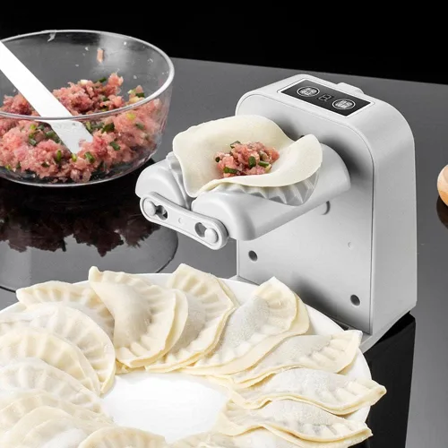 Miniatura 2 de Nueva máquina automática para hacer albóndigas fáciles 2023, máquina de prensa de ravioles chinos Wonton Empanada, máquina de moldes para hacer