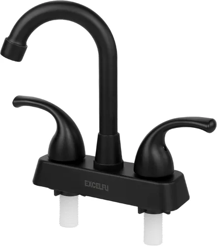 Miniatura 7 de Llave de lavabo de RV, llave de remplazo de baño de RV de 4 pulgadas para campistas, autocaravana, remolque de viaje, barco, con manijas de palanca
