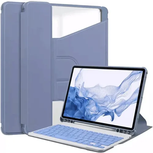 Miniatura 8 de kaidisen Funda con teclado giratorio 360º para Galaxy Tab S6 Lite de 10.4 pulgadas, soporte vertical magnético desmontable teclado delgado Folio