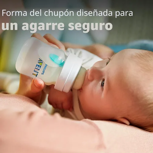 Miniatura 6 de Philips AVENT - Set de regalo para recién nacido con biberón anticólicos con ventilación AirFree y Snuggle, transparente, SCD306/10