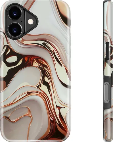 Miniatura 29 de Goodon para iPhone 17 Pro, Funda Estética de Gato Negro y Niña Naranja, Compatible con Magsafe, Funda Protectora Retro Única y Moderna de Silicona