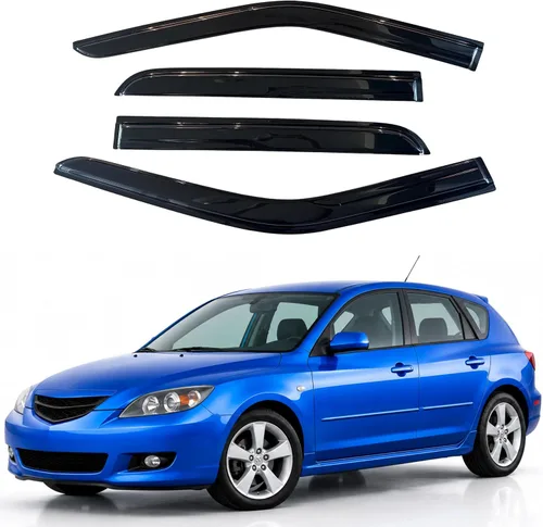 Miniatura 163 de Visor para ventana IG para Hyundai Venue 2020-2023, protector contra la lluvia, adhesivo extra duradero, deflector de viento para lado