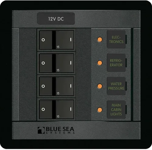 Blue Sea Systems 1216 12 voltios CC 4 posiciones