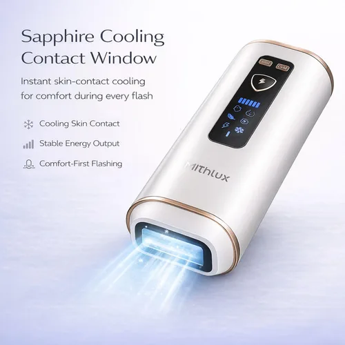 Miniatura 6 de Sapphire Cool Touch - Dispositivo de depilación láser para mujeres y hombres, IPL suave en casa para cara, cuerpo, bikini y axilas