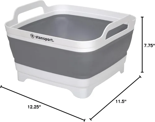 Miniatura 11 de Stansport Fregadero de campamento plegable (878) 12.25 pulgadas de largo x 11.5 pulgadas de ancho x 7.75 pulgadas de alto