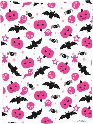 Miniatura 8 de Manta de Halloween de franela de forro polar suave, ligera, acogedora, cálida y linda, manta de felpa linda, manta para sala de estar, decoración