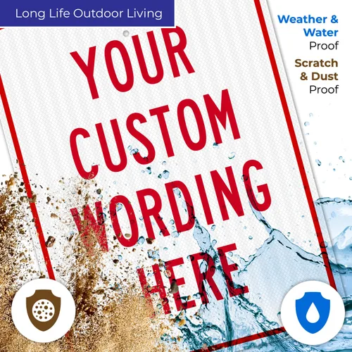 Miniatura 5 de Letrero personalizado, letreros metálicos personalizados para oficina, negocio, lugar de trabajo, oficina, hogar, Airbnb, entrega con letreros
