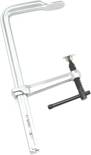 Miniatura 4 de Wilton Abrazadera F de servicio regular, apertura de 12", garganta de 5-1/2", 1800 Lbs. fuerza de sujeción (modelo 1800S-12)