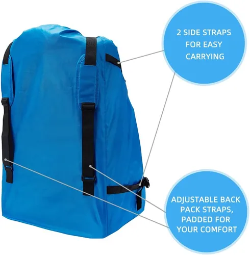 Miniatura 5 de Clearworld Bolsa de viaje para asiento de automóvil para viajes aéreos, bolsa duradera para control de puerta para el aeropuerto, bolsa