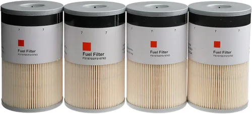 Miniatura 2 de Paquete de 4 separadores de agua para filtro de combustible FS19764 para Cummins X12 X15 ISX12 ISX15 reemplaza FS19765, FS19763, P550851, PF7930