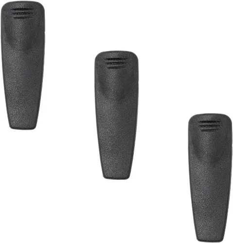 3 clips para cinturón RLN6307 compatibles con Motorola A10 A12 CP110 EP150 RDU2080D RDV2080D RDU4160D RDU2020 RDV2020 RDV4100 RDV5100 Radio de dos