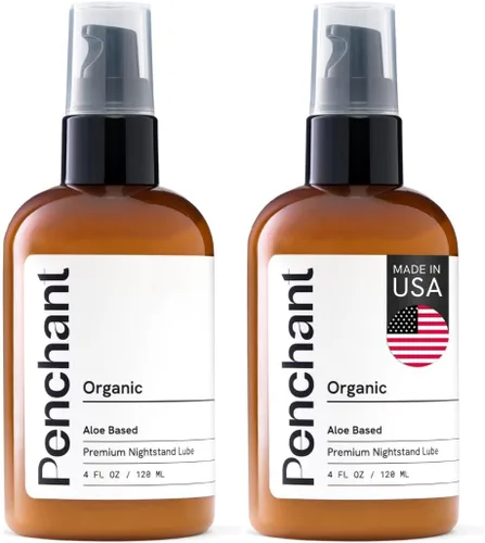 Penchant Lubricante orgánico de aloe vera, lubricación personal para mujeres y hombres, lubricante sexual resistente al agua, gel lubricante