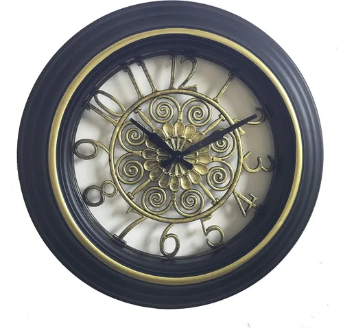 Miniatura 3 de Uniware - Reloj de pared silencioso sin tictac de diseño moderno conciso para decoración de sala de estar, oficina, dormitorio