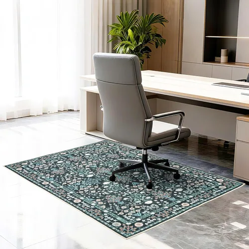 Miniatura 12 de Tapete para silla de oficina para piso de baldosas de madera dura, 36"x48" protector de alfombra antideslizante debajo del escritorio para tapete