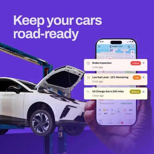 Miniatura 8 de SmartWheels Rastreador GPS en tiempo real Seguimiento de ubicación Geo-Esgrima Conducción y monitoreo de la salud del vehículo Alertas