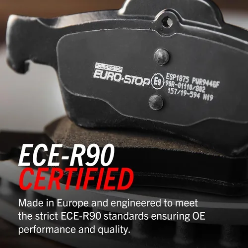 Miniatura 3 de Power Stop ESK847 Euro-Stop kit de frenos traseros