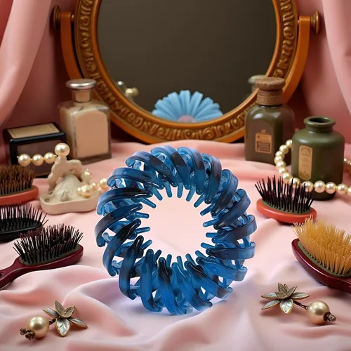 Miniatura 6 de Blue Birds - Pinzas para el pelo de nido de pájaro, pinzas para el pelo con cabeza de albóndiga, pinzas expandibles para cola de caballo y pasadores