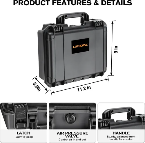 Miniatura 6 de Funda para NOCO Boost GB40 y GB20 – Funda de transporte rígida impermeable con espuma precortada personalizada, caja de viaje protectora a prueba