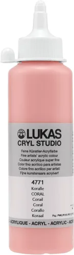 Miniatura 61 de Lukas CRYL Studio Artist - Pintura acrílica para artistas, Alizarín Carmesí, botella de 250 ml - Pinturas acrílicas de alto pigmento para pintar