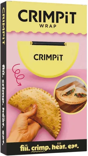 Miniatura 8 de CRIMPiT Sellador de tortillas grande – Para tortillas de harina de 10 a 12 pulgadas Haz tacos sellados, quesadillas, burritos y más Comidas sin