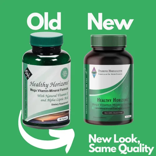 Miniatura 3 de Diamond Healthy Horizons Multivitamínico – Multivitamínico natural para apoyar el alivio del estrés y proporcionar nutrientes esenciales