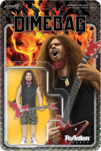 Super7 Dimebag Darrell Figuras de Reacción Ola 01 - Dimebag Darrell (Culprit) Figura de Acción