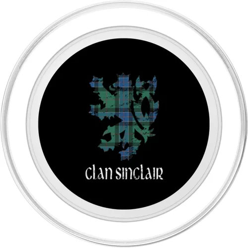 Miniatura 2 de Clan Sinclair Tartan Scottish Family Name Scotland Pride PopSockets MagSafe PopGrip for iPhone