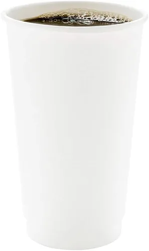 Miniatura 30 de Restaurantware Tazas de café de papel de 4 onzas, 25 tazas de papel desechables de doble pared, a prueba de fugas, reciclables, tazas calientes