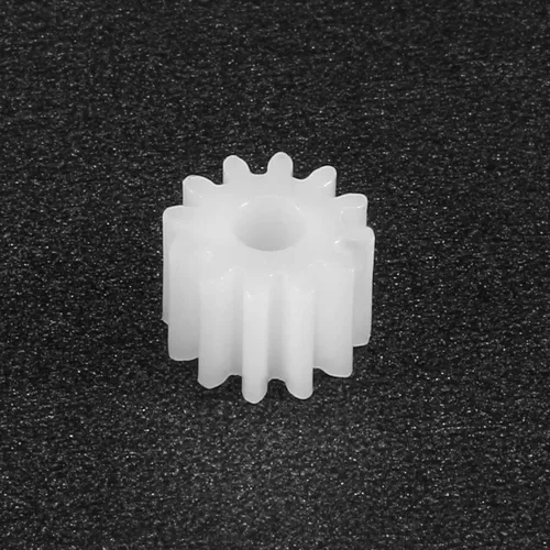 Miniatura 2 de uxcell 10 piezas de engranajes de plástico 12 dientes modelo 123A engranaje de reducción engranajes de gusano de plástico para RC coche robot motor