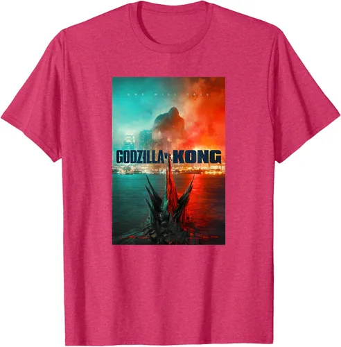 Miniatura 19 de Godzilla vs Kong - Camiseta oficial con póster, Negro