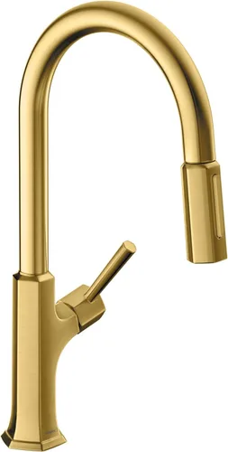 Miniatura 10 de hansgrohe Locarno 04855800 - Grifo de cocina de acero inoxidable con pulverizador extraíble, grifo para fregadero de cocina, óptica de acero