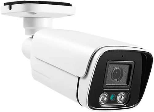 Cámara IP POE de 5 MP, cámara de seguridad impermeable IP65 para interiores y exteriores, lente de 0.142 in, visión nocturna IR de 49.2 ft, cámara