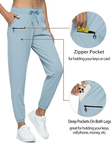 Miniatura 118 de Kcutteyg - Pantalones deportivos con bolsillos para mujer, diseño suave, ligero y de secado rápido, para entrenamiento, gimnasia, yoga y correr