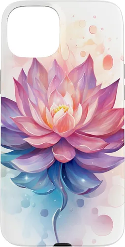 Miniatura 9 de Funda para iPhone 14 Pro Max Lotus Flower Symbol of Beauty and Spirituality Illustration Case