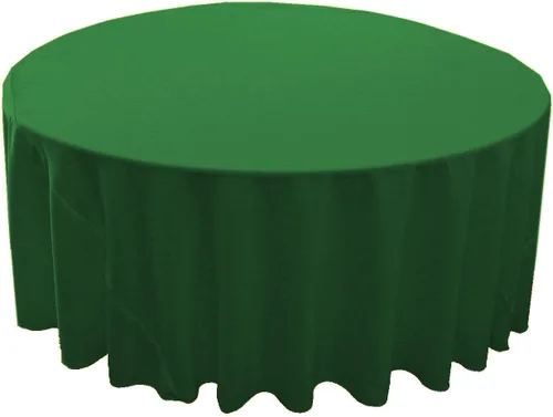 Miniatura 127 de LA Linen - Mantel redondo lavable de popelina de poliéster, resistente a manchas y arrugas, 51", mantel de tela para comedor, cocina, fiesta, Negro