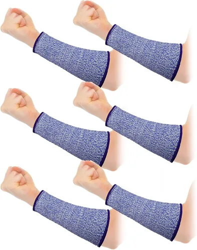 Miniatura 12 de 3 pares de protectores de brazo para piel delgada y moretones, mangas de antebrazo resistentes a cortes, manga de protección contra quemaduras