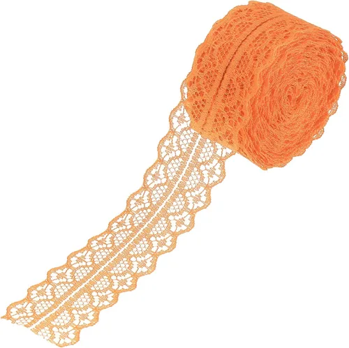 Miniatura 64 de MECCANIXITY 1.2 Inch Wide 15 Yard Lace Ribbon Floral Pattern Beige Lace Trim Ribbon for Gift Wrapping Bouquets, Wedding Decor Sewing Making, and DIY