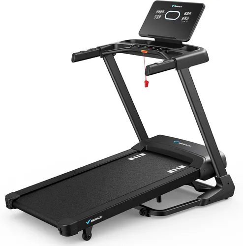 MERACH Treadmill with 15/18% Auto Incline, 55"/47"x18"/19" Wide Belt Treadmills, 0.5-8.7MPH/10MPH 3.5HP Brushless Incline Treadmill for Home, 350LBS