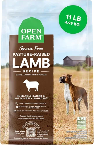Miniatura 25 de Open Farm - Alimento seco para perros sin granos de cordero criado en pasto, receta de cordero de Nueva Zelanda con superalimentos sin OMG y sin