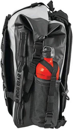Miniatura 3 de Nelson-Rigg Mochila impermeable Hurricane/paquete de cola, Negro/Gris, 30 litros