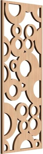 Miniatura 14 de Farwell Paneles de pared decorativos de madera con calado, 13 3/8 pulgadas de ancho x 34 3/8 pulgadas de alto x 1/4 de alto, roble rojo rojo