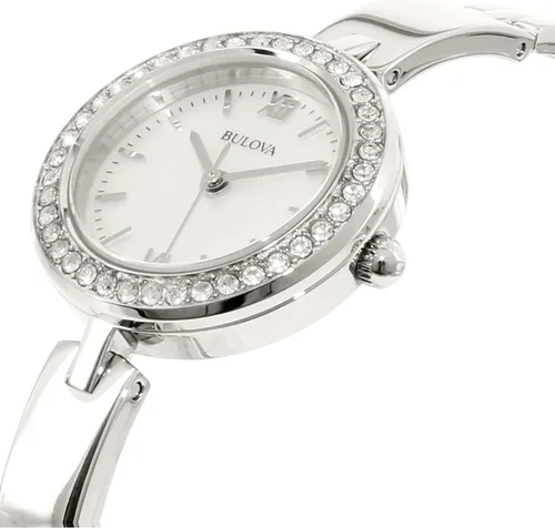 Miniatura 2 de Bulova Juego de caja de brazalete en tono plateado para mujer 98X107, Acero inoxidable