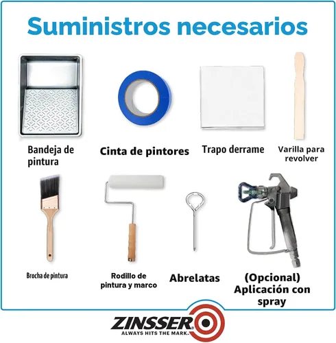 Miniatura 7 de 1 cuarto de galón Bulls Eye 1-2-3 Imprimador Sellador Matamanchas Blanco