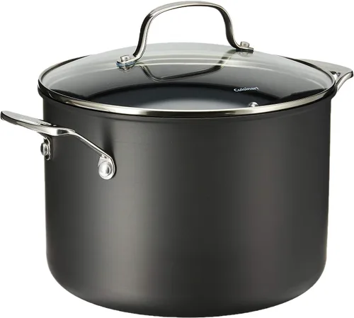 Miniatura 4 de Cuisinart Chef's Classic PURELYCERAMIC™ Olla antiadherente sin PFAS anodizada dura de 8 cuartos con tapa, 666C-24