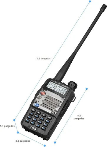 Miniatura 5 de BAOFENG Radioaficionado UV-5R versión mejorada de 8 W, UV5R de 2ª generación (versión de actualización UV5R) 1 paquete